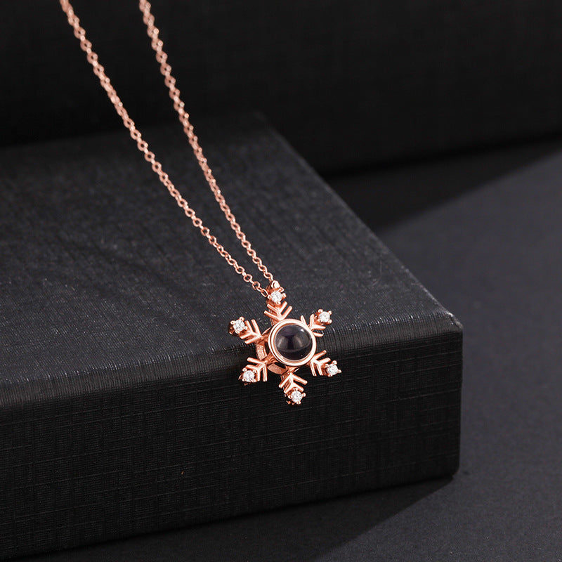 Snowflake Star Projection Necklace