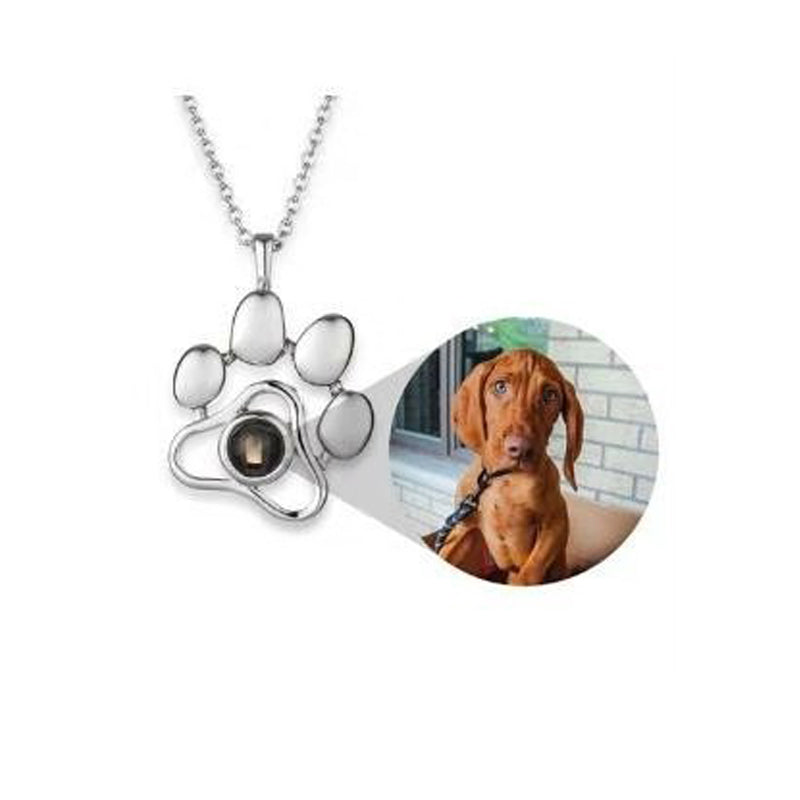 Paw Print Projection Necklace