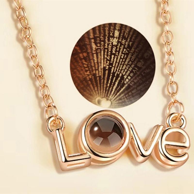 Necklace That Says I Love You In 100 Different Languages