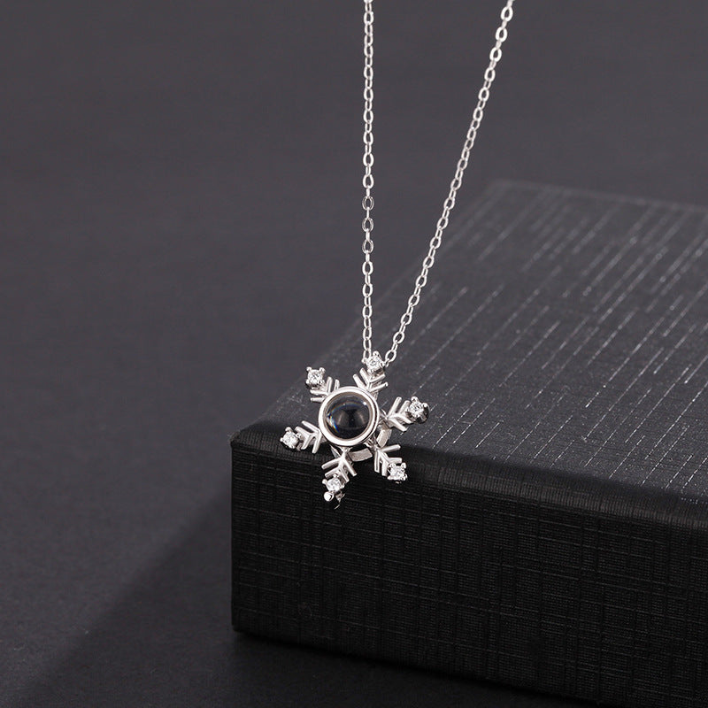 Snowflake Star Projection Necklace