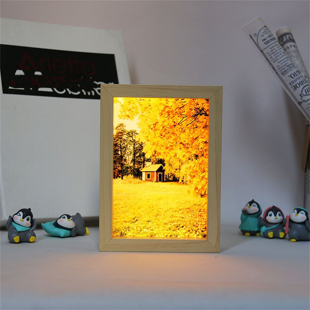 Creative Birthday Gift DIY Photo Frame Lamp Customized Nightlight