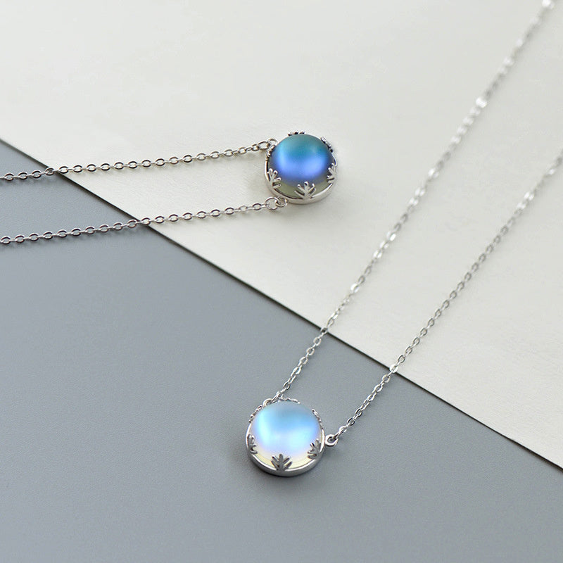 Sterling Silver Moonstone Necklace With Natural Healing Benefits