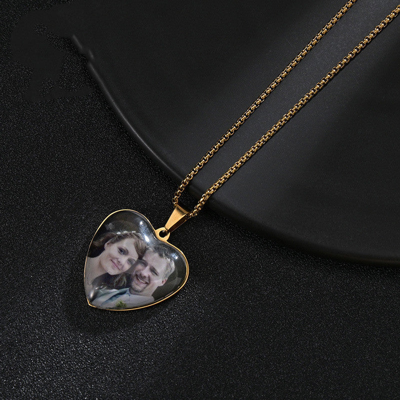 Love Photo Necklace