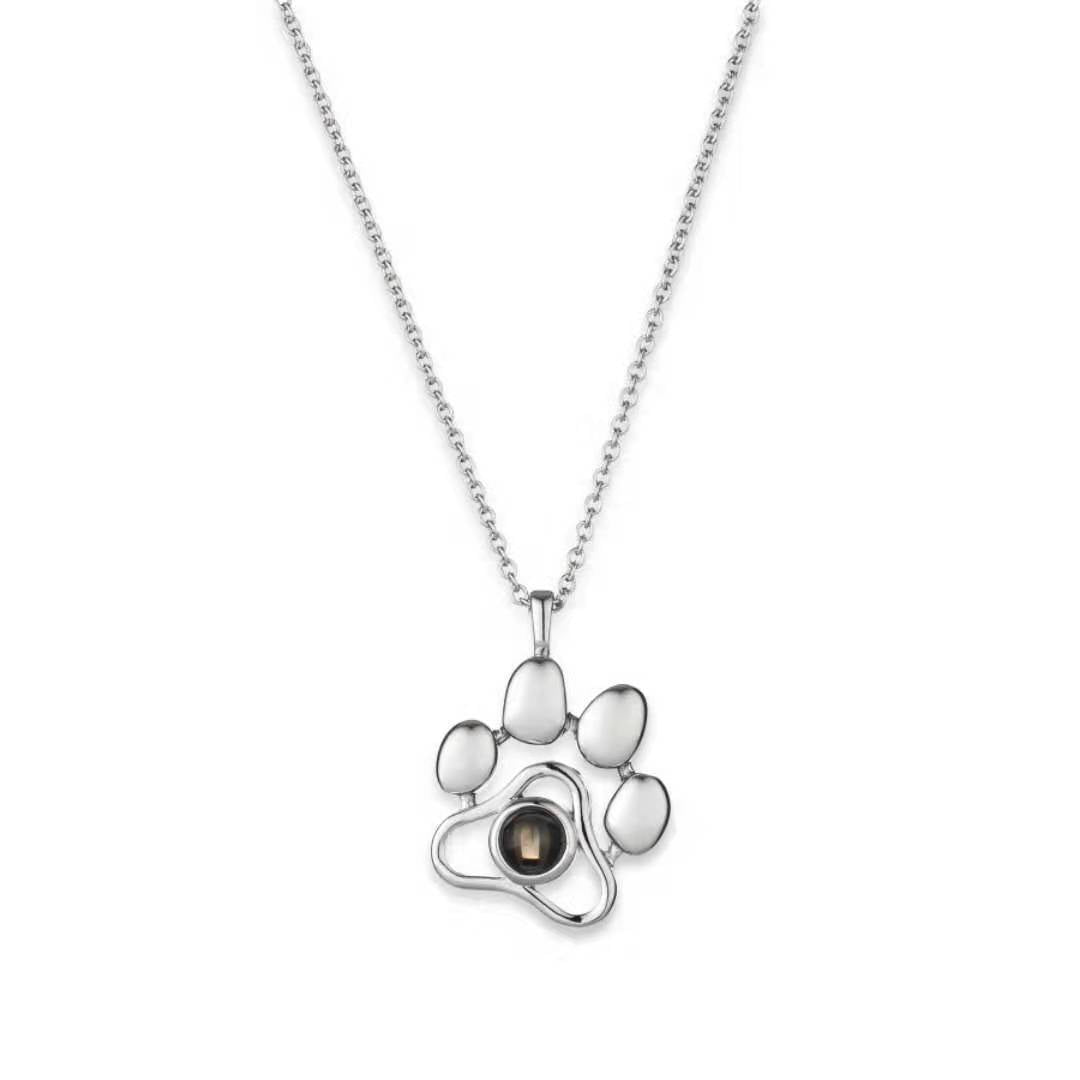 Paw Print Projection Necklace