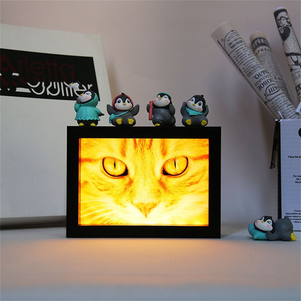 Creative Birthday Gift DIY Photo Frame Lamp Customized Nightlight