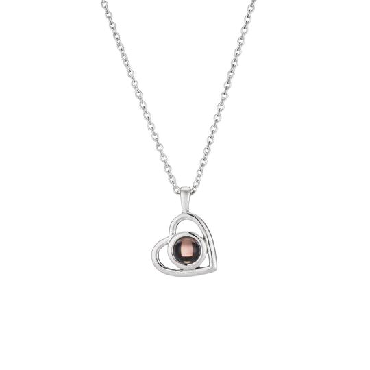 Projection s925 sterling silver necklace