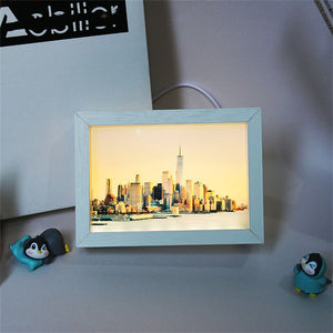 Creative Birthday Gift DIY Photo Frame Lamp Customized Nightlight