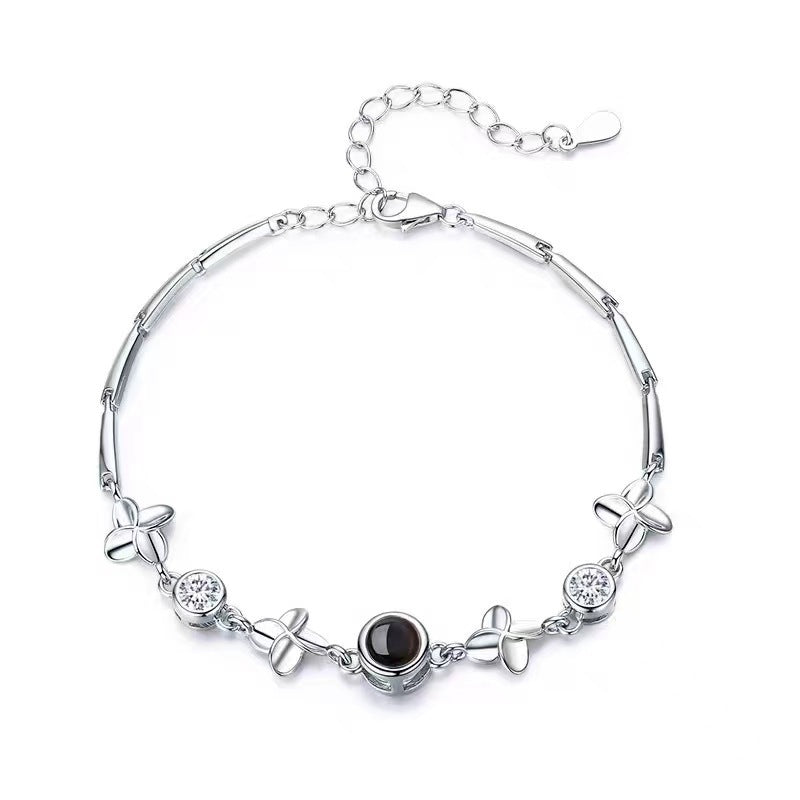 Bracelet Women's Sterling Silver Projection Photo