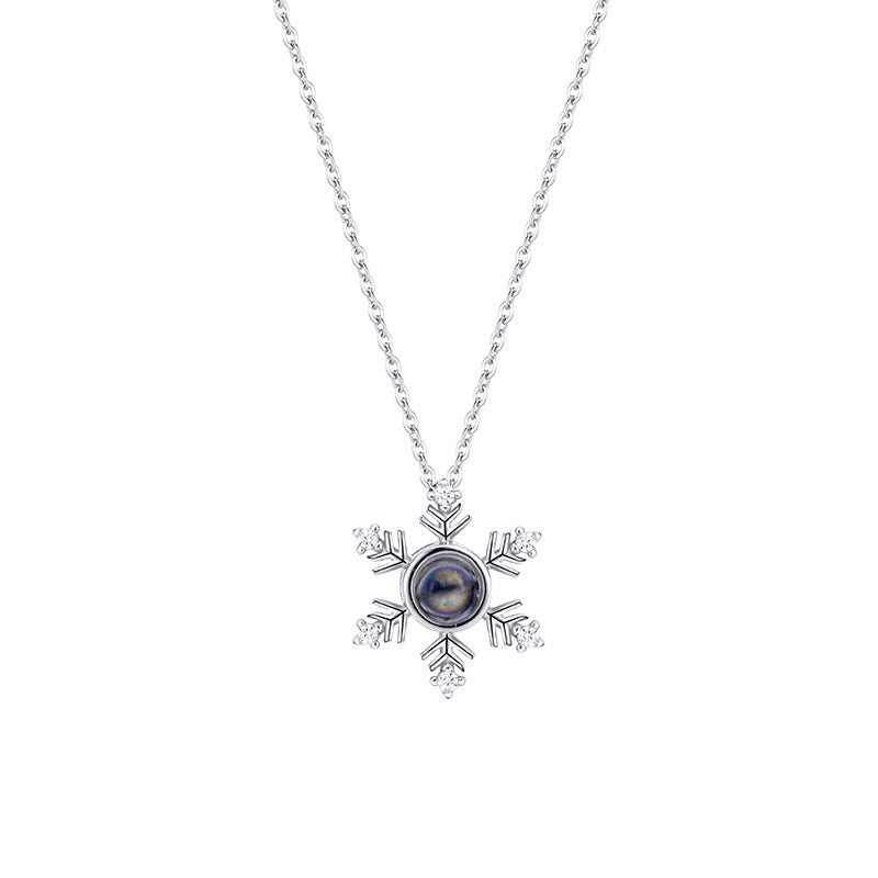 Snowflake Star Projection Necklace