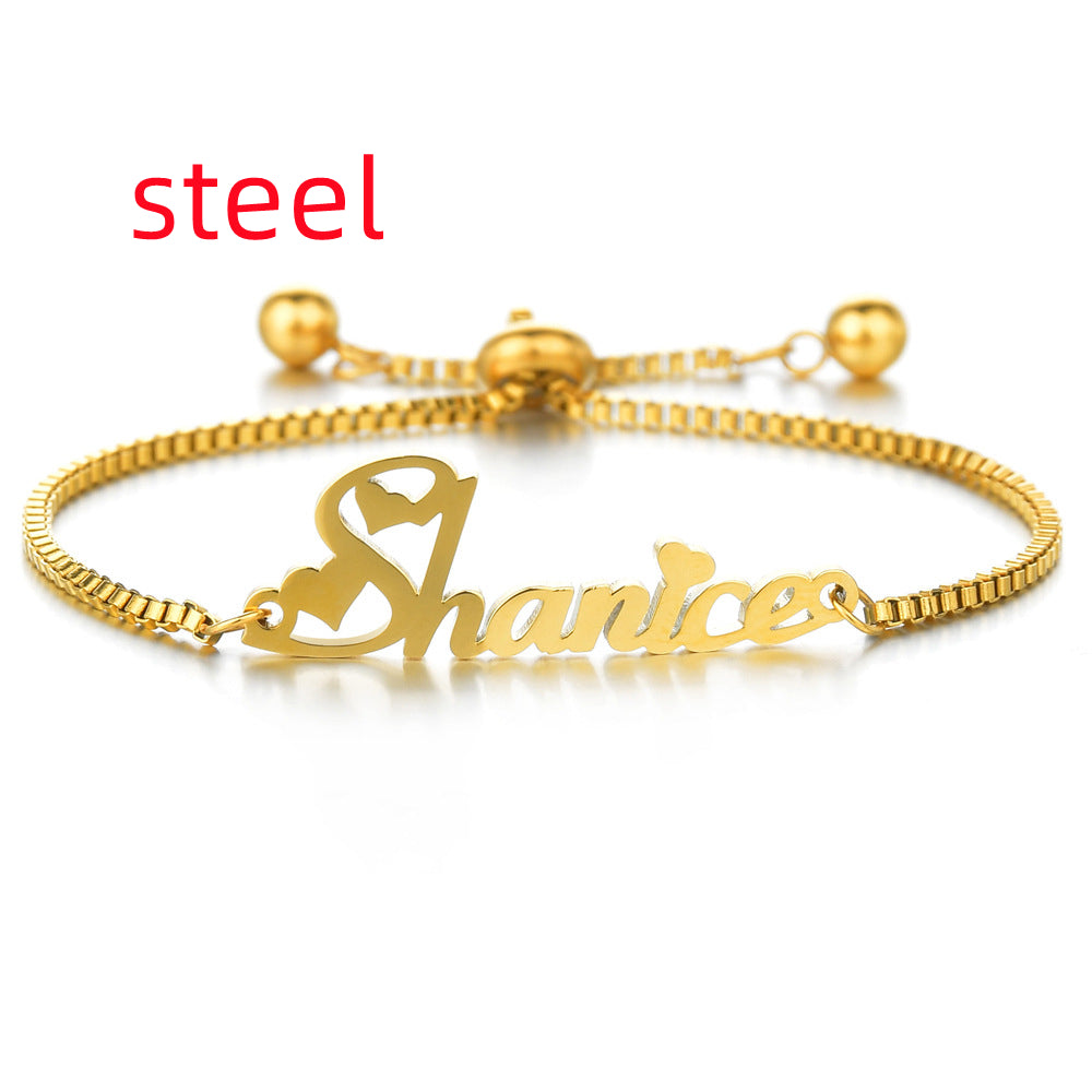 Fashionable And Personalized Stainless Steel Customized Bracelet