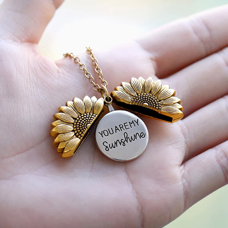 You Are My Sunshine Sunflower Necklace | Save Bees